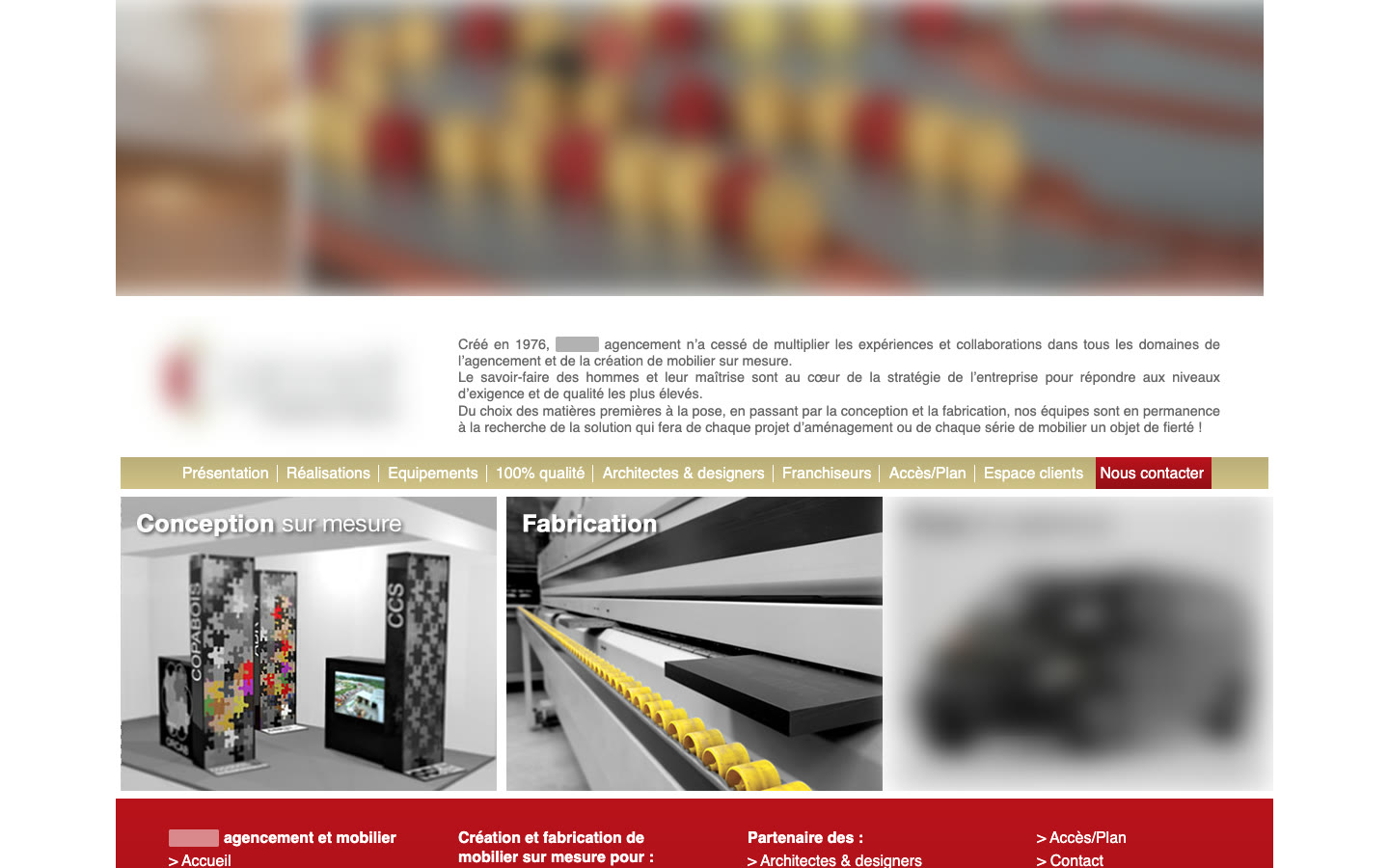 Agenceur de boutiques : ancien site